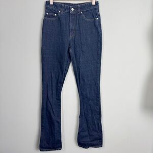 ALPHA CHARLIE BY ALEXA CHUNG | Dark Blue Denim Straight Jeans Women’s Size 26